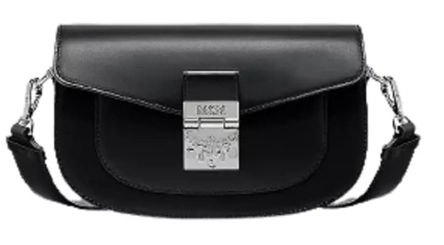 Túi MCM Smal EW Patricia Shoulder Bag In Vachetta Leather Black MWSBSPA01BK001 Túi MCM Smal EW Patricia Shoulder Bag In Vachetta Leather Black MWSBSPA01BK001