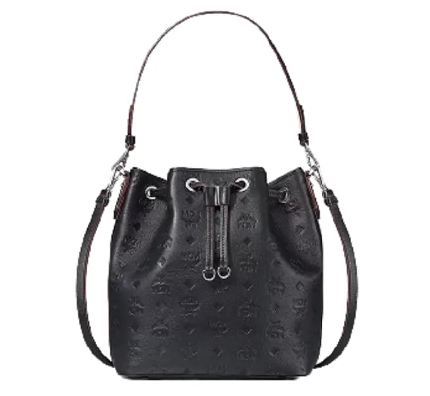 Túi MCM Essential Drawstring Bag Leather Black MWDAASE04BK001 Túi MCM Essential Drawstring Bag Leather Black MWDAASE04BK001