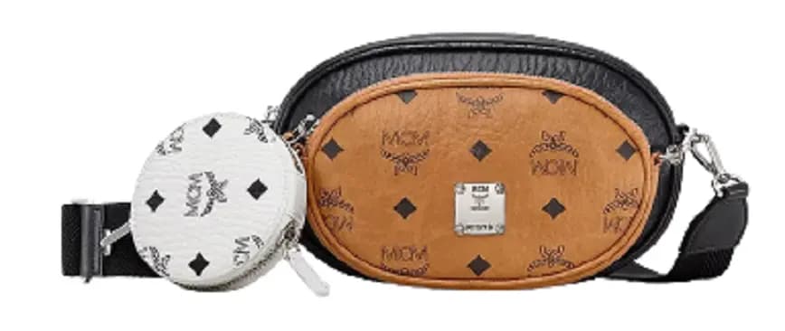 Túi MCM Essential Pouch Original Black White MWRBSSE01BW001 Túi MCM Essential Pouch Original Black White MWRBSSE01BW001