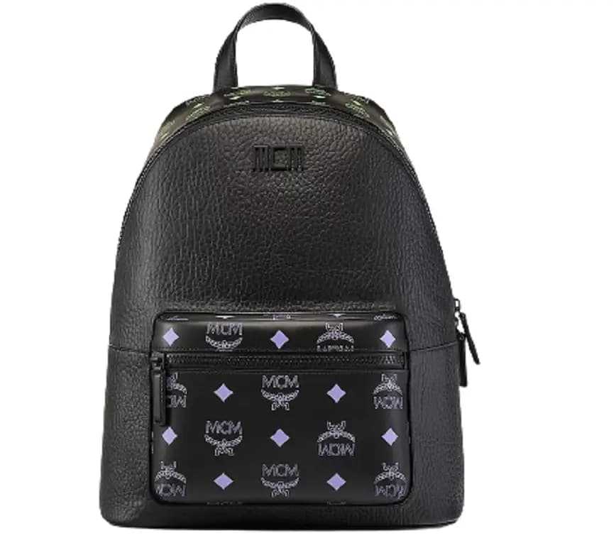 Balo MCM Stark Splash Logo Leather Black MMKCSSX02U6001 Balo MCM Stark Splash Logo Leather Black MMKCSSX02U6001