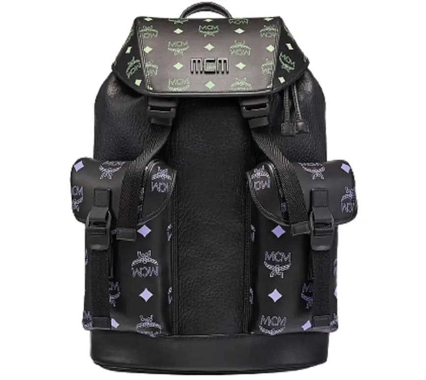Balo MCM Splash Logo Leather Black MMKCSSX01U6001 Balo MCM Splash Logo Leather Black MMKCSSX01U6001