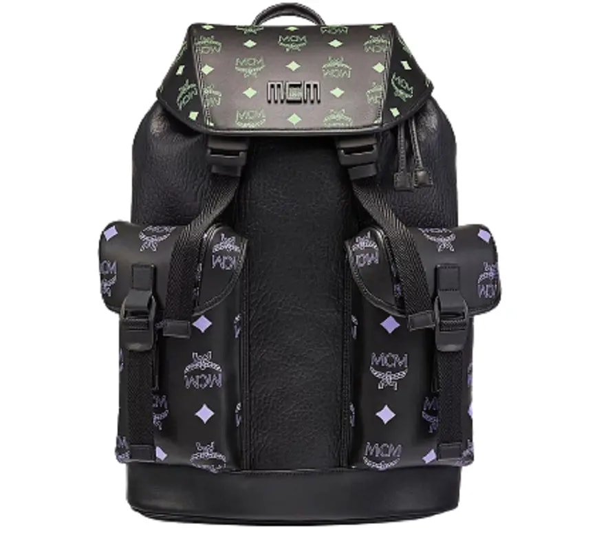 Balo MCM Splash Logo Leather Black MMKCSSX01U6001 Balo MCM Splash Logo Leather Black MMKCSSX01U6001