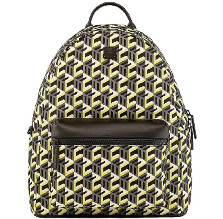 Balo MCM Stark Backpack Monogram Yellow MMKCSCK02YW001 Balo MCM Stark Backpack Monogram Yellow MMKCSCK02YW001
