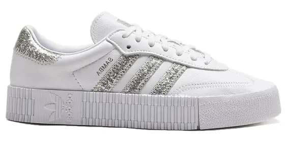 Giày Adidas Wmns Sambarose 'White Silver' FX3819 Giày Adidas Wmns Sambarose 'White Silver' FX3819