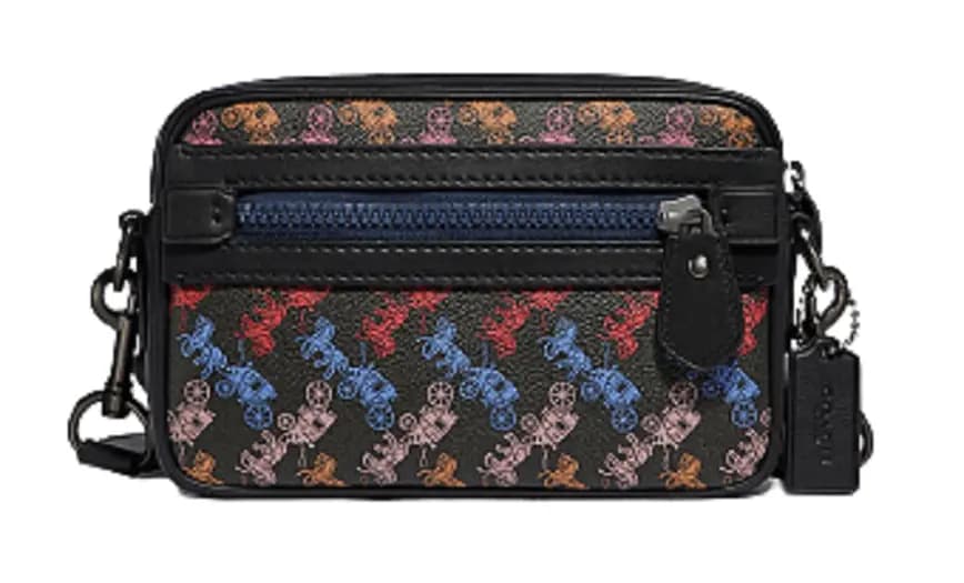 Túi Coach Academy Crossbody With Horse And Carriage Print Black Multi 89084 Túi Coach Academy Crossbody With Horse And Carriage Print Black Multi 89084