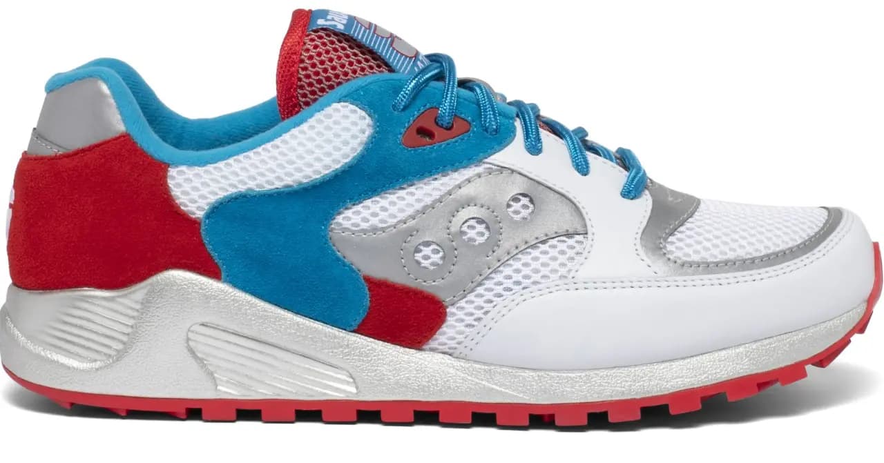 Giày Saucony Kieran Jazz 4000 'White Red Blue' S70531-3 Giày Saucony Kieran Jazz 4000 'White Red Blue' S70531-3