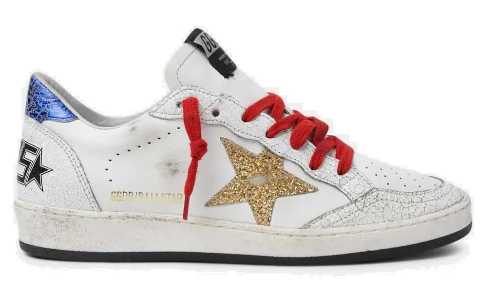 Giày Golden Goose Ball Star 'Gold Star Blue Heel' G36WS592-A72 Giày Golden Goose Ball Star 'Gold Star Blue Heel' G36WS592-A72