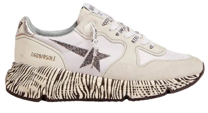 Giày Golden Goose Running Sole 'Zebra Print' GWF00126-F001408-10578 Giày Golden Goose Running Sole 'Zebra Print' GWF00126-F001408-10578