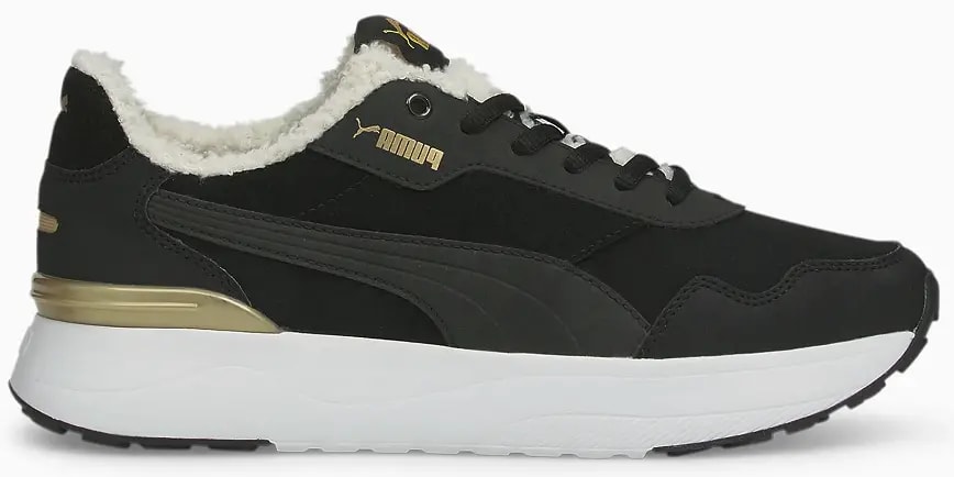 Giày Puma R78 Voyage Teddy Black Black Team Gold 382719-01 — kich-thuoc: 37 Giày Puma R78 Voyage Teddy Black Black Team Gold 382719-01 — kich-thuoc: 37