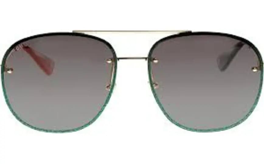 Kính Gucci Grey Gradient Aviator Ladies GG0227S-001 Kính Gucci Grey Gradient Aviator Ladies GG0227S-001