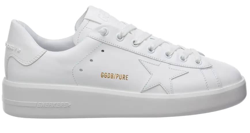 Giày Golden Goose Pure Star White G36WS603-A2 Giày Golden Goose Pure Star White G36WS603-A2