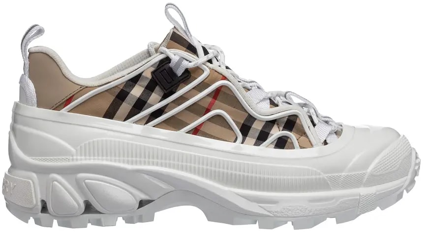 Giày Burberry Vintage Check Cotton Leather Arthur Beige 80372541 — kich-thuoc: 41 Giày Burberry Vintage Check Cotton Leather Arthur Beige 80372541 — kich-thuoc: 41
