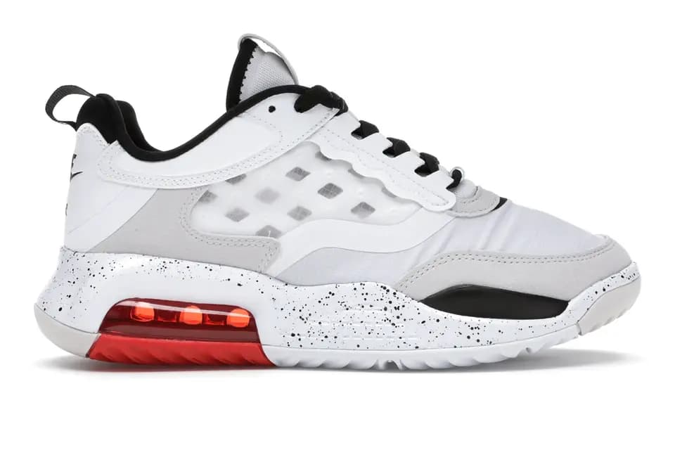 Giày Nike Jordan Air Max 200 GS 'White Challenge Red' CD5161-100 Giày Nike Jordan Air Max 200 GS 'White Challenge Red' CD5161-100