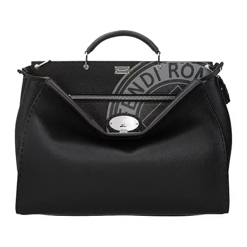 Túi Fendi Handbags Peekaboo Selleria Men Leather Black 7VA388-A4BH-F0B1J Túi Fendi Handbags Peekaboo Selleria Men Leather Black 7VA388-A4BH-F0B1J