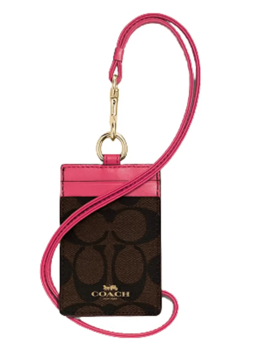 VÍ Coach ID Lanyard In Signature Canvas Strawberry TSLSVHTY2N — tieu-de: lien-he-order VÍ Coach ID Lanyard In Signature Canvas Strawberry TSLSVHTY2N — tieu-de: lien-he-order