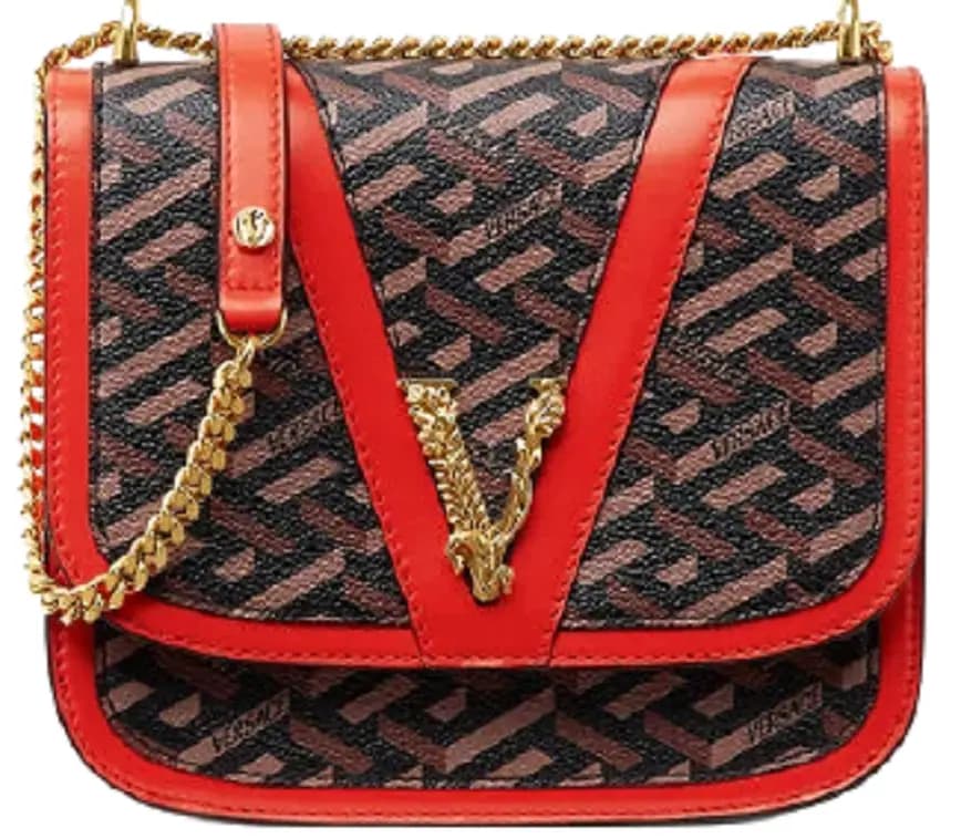 Túi Virtus Versace La Greca 'Red Brown' 1003364-1A01444-5B35V Túi Virtus Versace La Greca 'Red Brown' 1003364-1A01444-5B35V