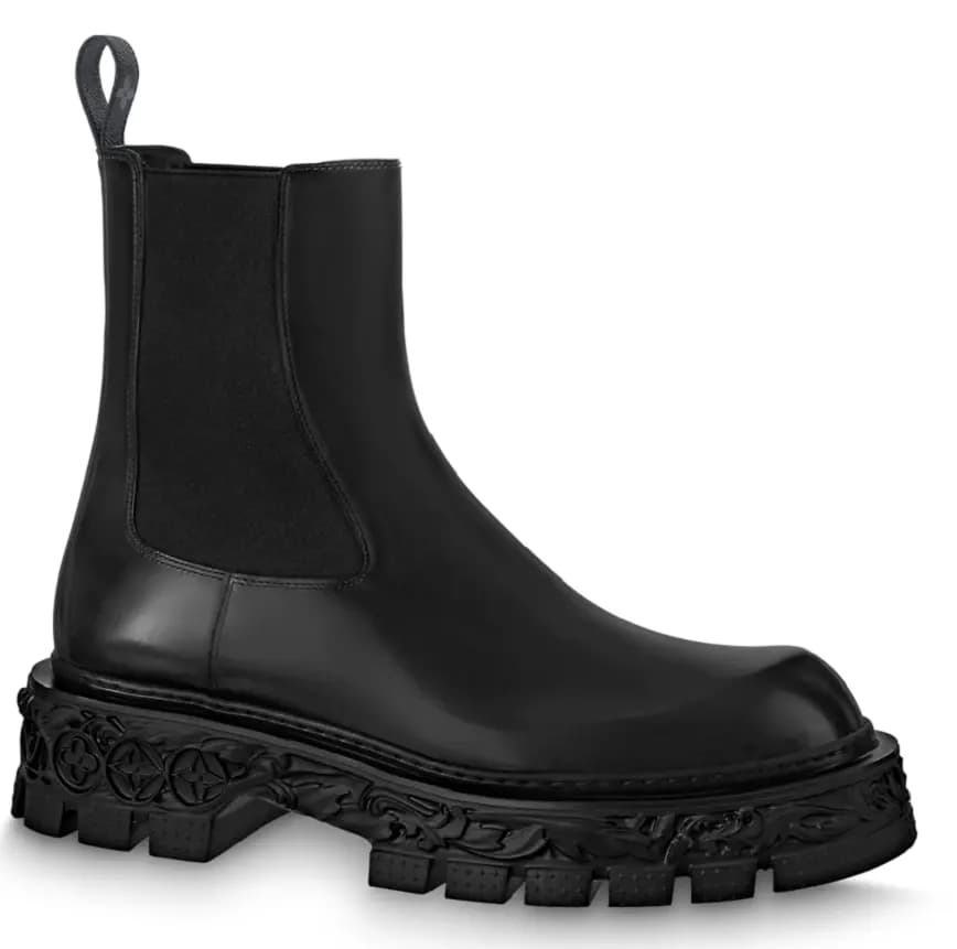 Giày Louis Vuitton LV Baroque Chelsea Boots 'Black' 1AAHB9 Giày Louis Vuitton LV Baroque Chelsea Boots 'Black' 1AAHB9