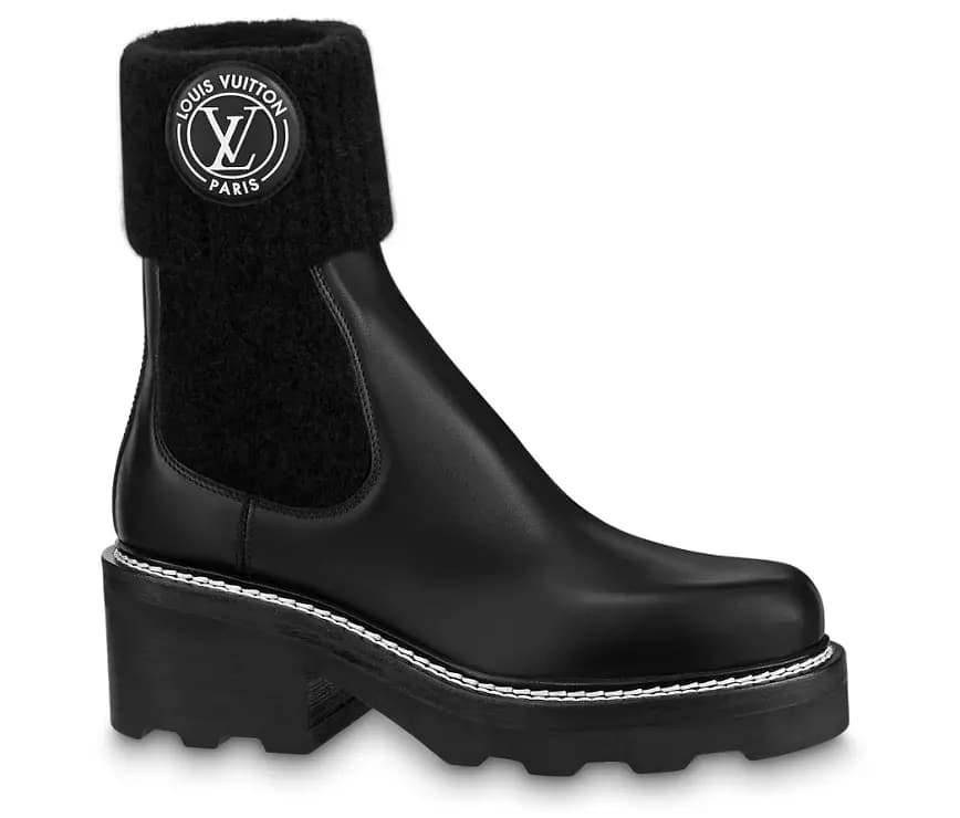 Giày Louis Vuitton LV Beaubourg Ankle Boots 'Black' 1AABU1 Giày Louis Vuitton LV Beaubourg Ankle Boots 'Black' 1AABU1