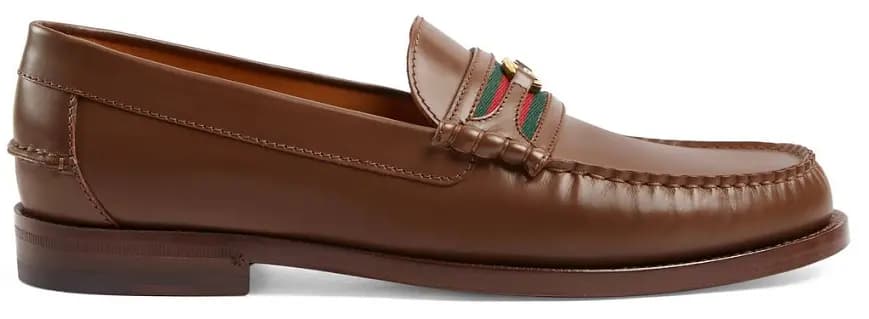 Giày Gucci Men's loafer with Double G 'Brown Leather' 644724-17X10-2362 Giày Gucci Men's loafer with Double G 'Brown Leather' 644724-17X10-2362