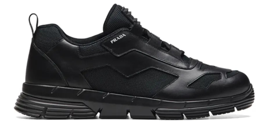 Giày Prada Black Leather and Fabric Sneaker 4E3563-3LEI-F0002 — kich-thuoc: lien-he-order Giày Prada Black Leather and Fabric Sneaker 4E3563-3LEI-F0002 — kich-thuoc: lien-he-order