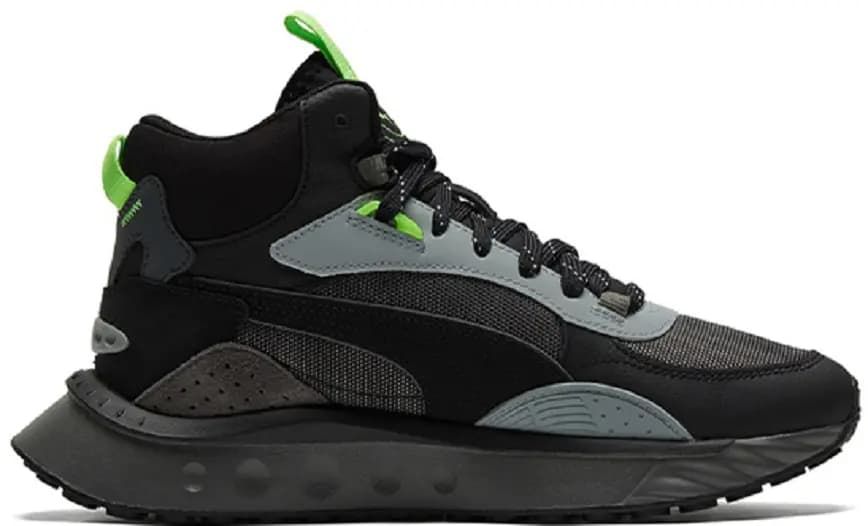 Giày Puma Wild Rider Mid WS 'Black Neon' 381598-01 Giày Puma Wild Rider Mid WS 'Black Neon' 381598-01