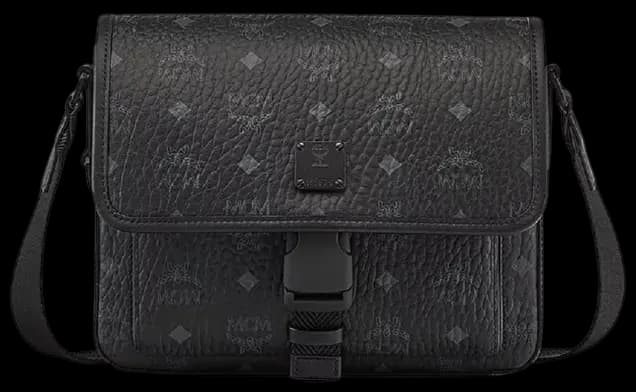 Túi MCM Klassik Messenger in Visetos 'Black' MMMCAKK01BK001 Túi MCM Klassik Messenger in Visetos 'Black' MMMCAKK01BK001
