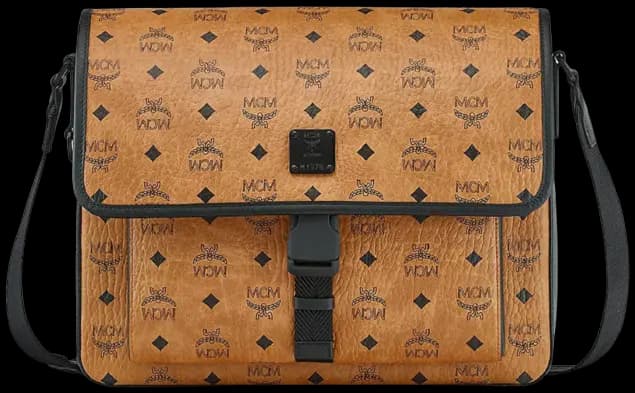 Túi MCM Klassik Messenger in Visetos 'Cognac' MMMCAKK02CO001 Túi MCM Klassik Messenger in Visetos 'Cognac' MMMCAKK02CO001
