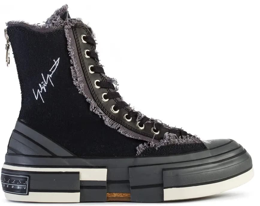 Giày xVESSEL G.O.P. Highs for Yohji Yamamoto Black FN-E03-062-1 Giày xVESSEL G.O.P. Highs for Yohji Yamamoto Black FN-E03-062-1