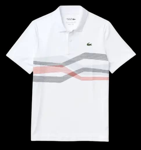 Áo Lacoste Men's SPORT Graphic Breathable Golf Polo SWX White Navy DH4761 Áo Lacoste Men's SPORT Graphic Breathable Golf Polo SWX White Navy DH4761