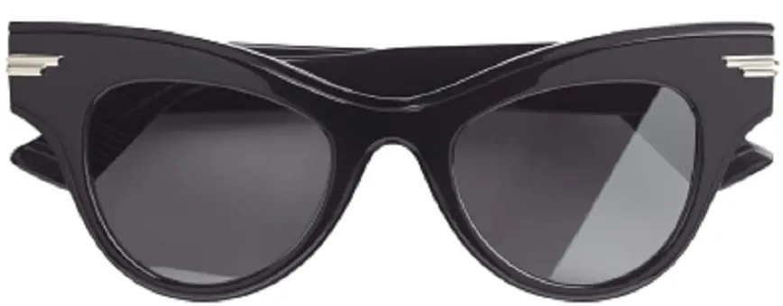 Kính Bottega Veneta Wing Black Silver 579058V23301010 — kich-thuoc: 1-size Kính Bottega Veneta Wing Black Silver 579058V23301010 — kich-thuoc: 1-size