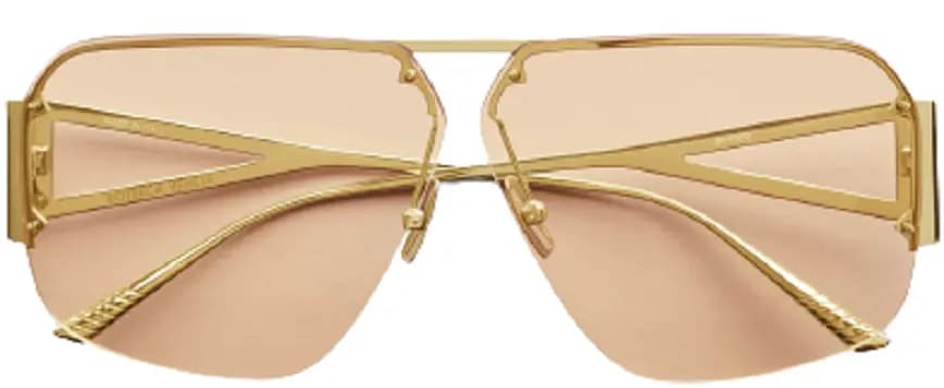 Kính Bottega Veneta Classic Gold Yellow 640225V44508224 Kính Bottega Veneta Classic Gold Yellow 640225V44508224