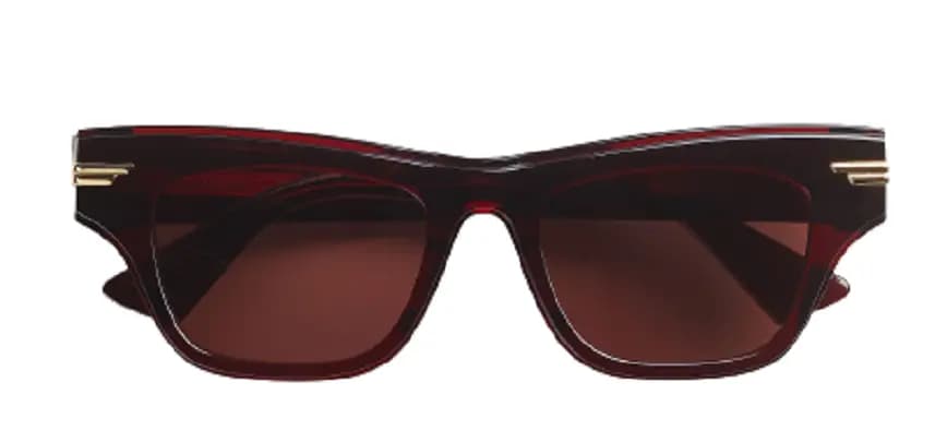 Kính Bottega Veneta Mitre 'Burgundy' 669573V23306005 Kính Bottega Veneta Mitre 'Burgundy' 669573V23306005