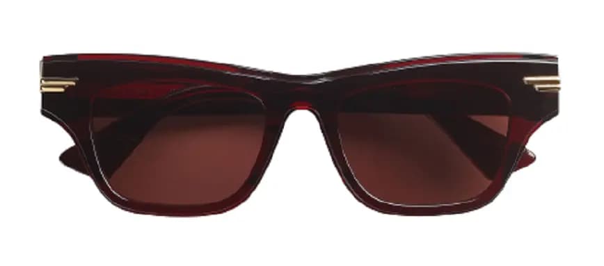 Kính Bottega Veneta Mitre Burgundy 669573V23306005 Kính Bottega Veneta Mitre Burgundy 669573V23306005