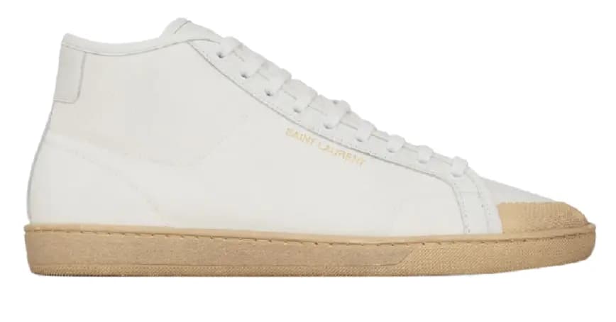 Giày Saint Laurent Court Classic SL39 Mid Canvas Leather Giày Saint Laurent Court Classic SL39 Mid Canvas Leather