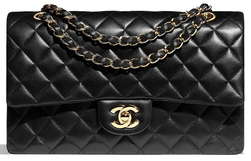 Túi Chanel Large Classic Handbag Calfskin Black A01112-Y01295-94305 Túi Chanel Large Classic Handbag Calfskin Black A01112-Y01295-94305