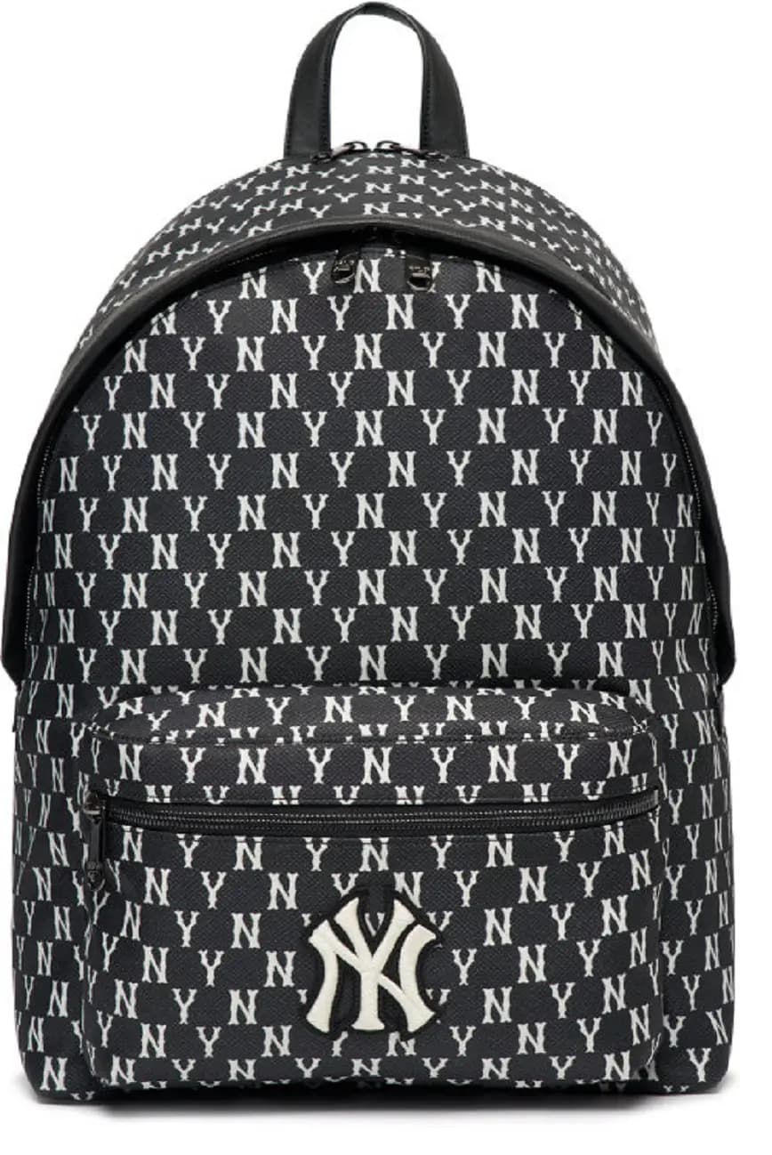 Balo MLB Monogram Backpack New York Yankees Black 3ABKM012N-50BKS Balo MLB Monogram Backpack New York Yankees Black 3ABKM012N-50BKS
