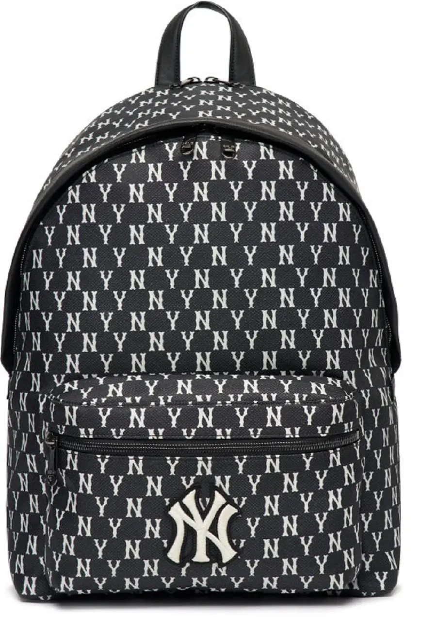 Balo MLB Monogram Backpack New York Yankees Black 3ABKM012N-50BKS Balo MLB Monogram Backpack New York Yankees Black 3ABKM012N-50BKS
