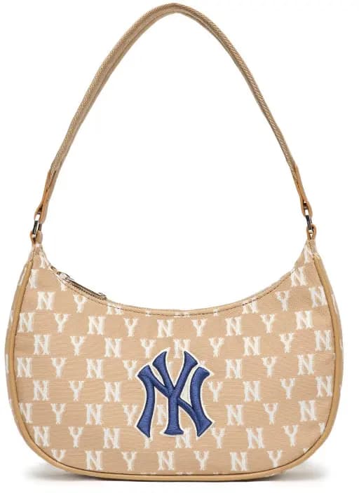 Túi MLB Monogram Hobo NY Yankees Brown 3ABQS012N-50BGD Túi MLB Monogram Hobo NY Yankees Brown 3ABQS012N-50BGD