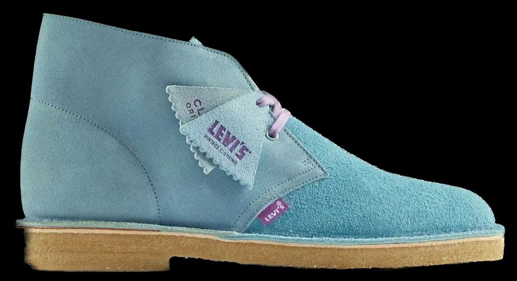 Giày Clarks x LVC Desert Boots 'Pale Blue' 261-60325 Giày Clarks x LVC Desert Boots 'Pale Blue' 261-60325