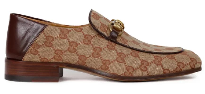 Giày Gucci Loafer Fabric Beige 526298-9Y9W0-8369 Giày Gucci Loafer Fabric Beige 526298-9Y9W0-8369