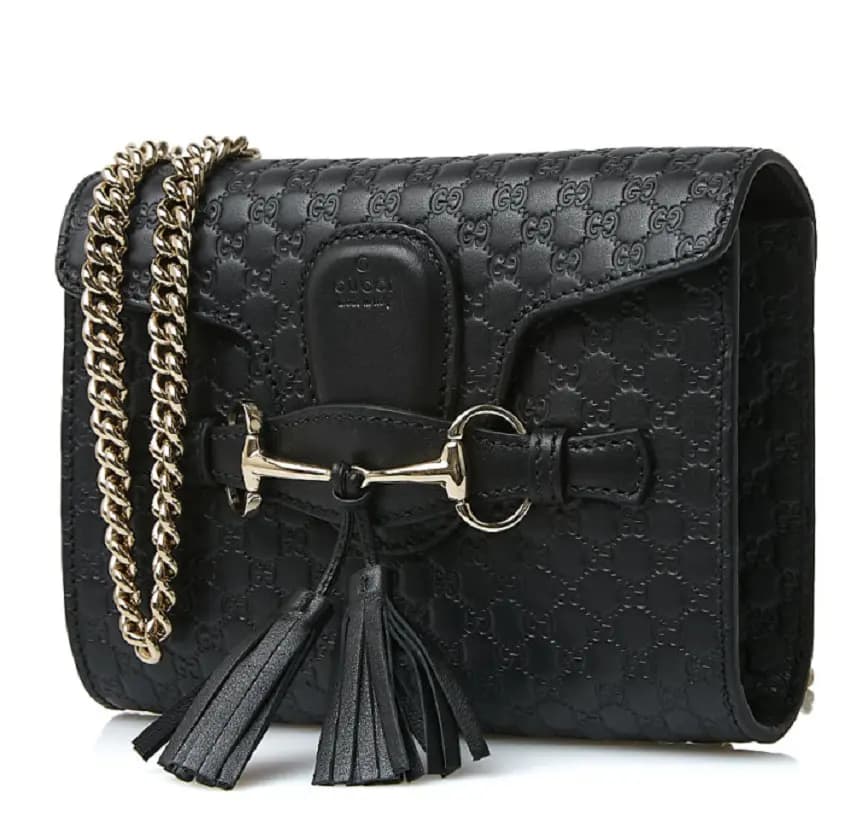 Túi Gucci Emily Mini Microguccissima Crossbody Black 449636 BMJ1J 1000 Túi Gucci Emily Mini Microguccissima Crossbody Black 449636 BMJ1J 1000