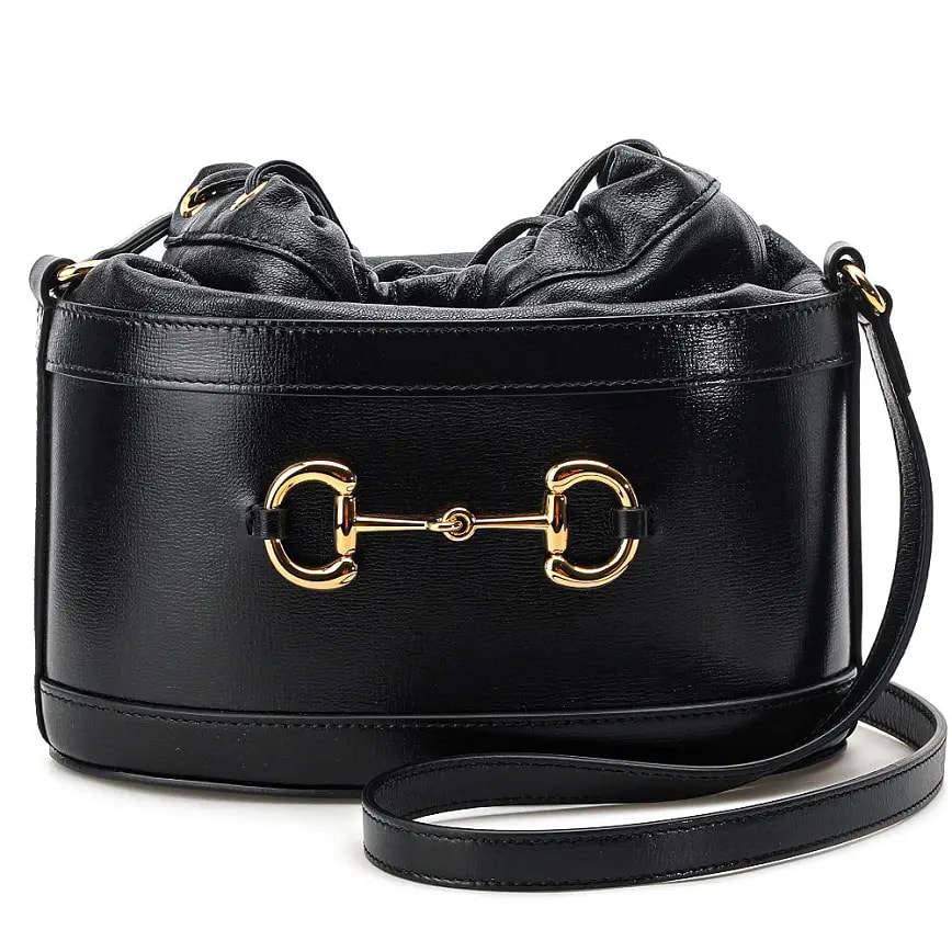 Túi Gucci Black Horsebit Bucket Bag 20FW 602118 1DBYG 1000 Túi Gucci Black Horsebit Bucket Bag 20FW 602118 1DBYG 1000