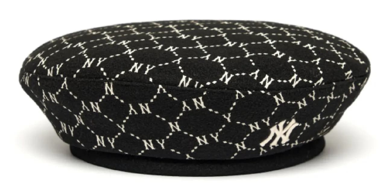 Mũ MLB Monogram Diamond Wool Beret 3ACBB0616-50BKS Mũ MLB Monogram Diamond Wool Beret 3ACBB0616-50BKS