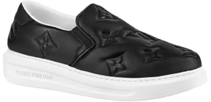 Giày Louis Vuitton Beverly Slip On 'Black' 1A9ZP1 Giày Louis Vuitton Beverly Slip On 'Black' 1A9ZP1