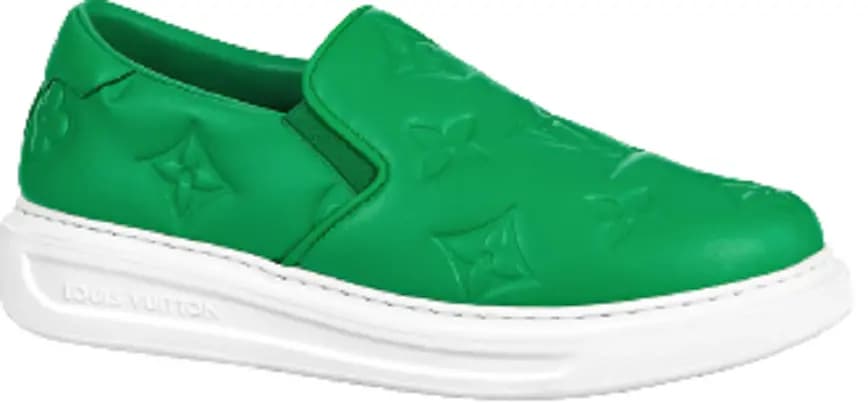 Giày Louis Vuitton Beverly Hills Slip On 'Green' 1AA7PQ Giày Louis Vuitton Beverly Hills Slip On 'Green' 1AA7PQ
