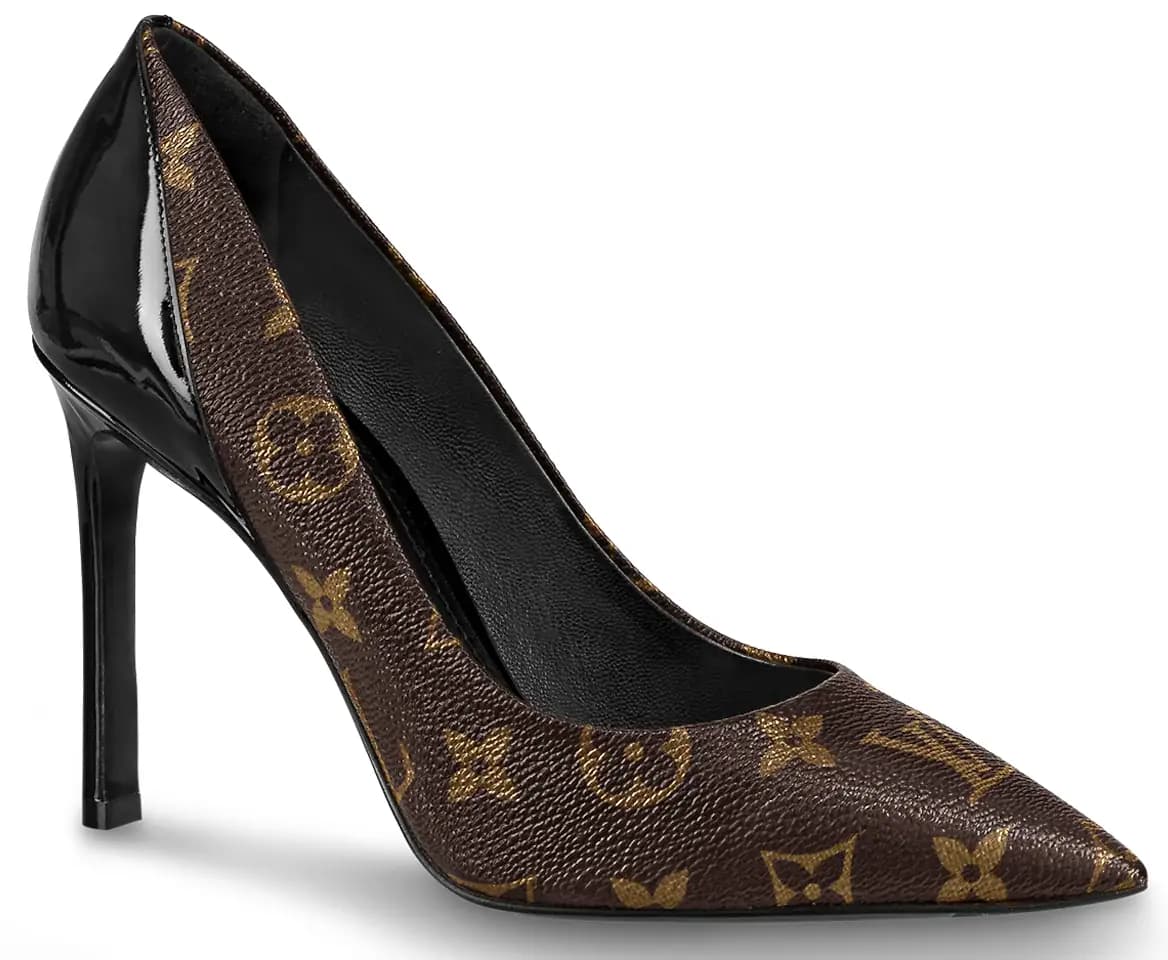 Giày Cao Gót Louis Vuitton Cherie Pump 'Patent Monogram' 1A4W3Z Giày Cao Gót Louis Vuitton Cherie Pump 'Patent Monogram' 1A4W3Z