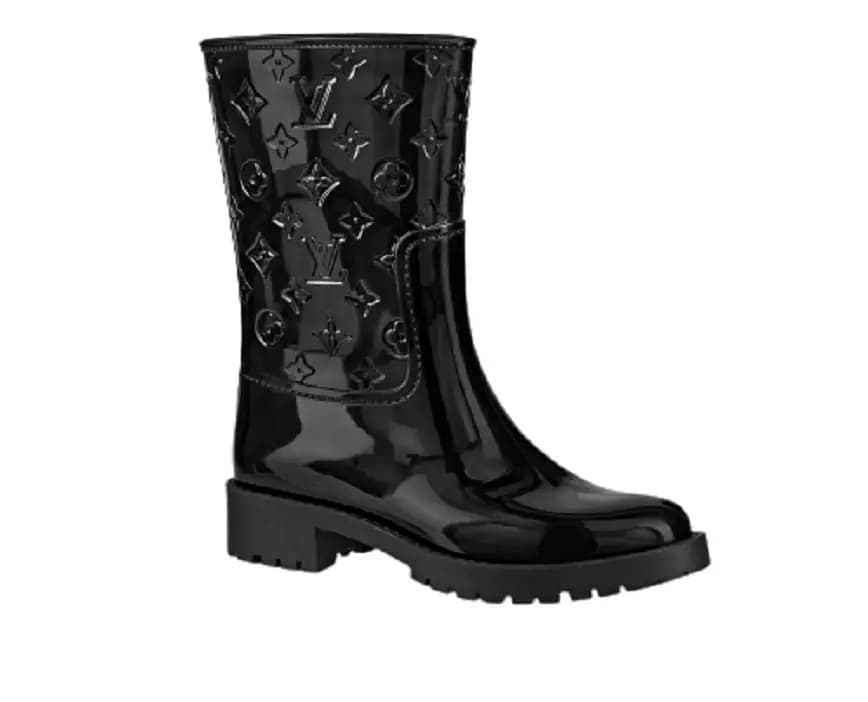 Giày Louis Vuitton Drops Flat Half Boots 1A8QV0 Giày Louis Vuitton Drops Flat Half Boots 1A8QV0