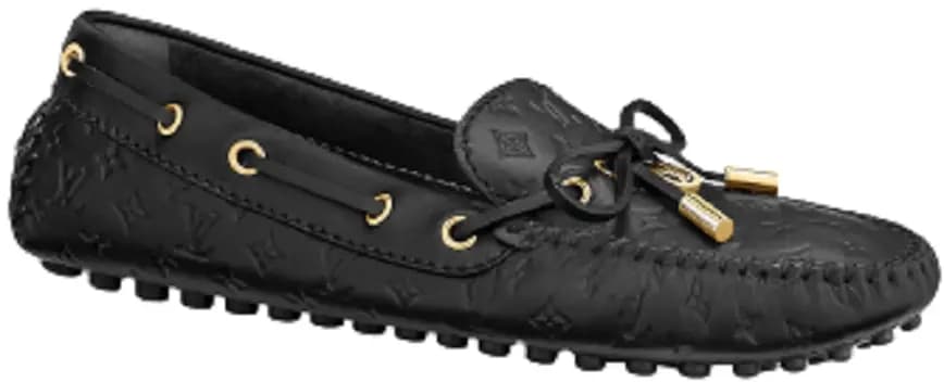 Giày Louis Vuitton Gloria Flat Loafers 'Black' 1A658D Giày Louis Vuitton Gloria Flat Loafers 'Black' 1A658D