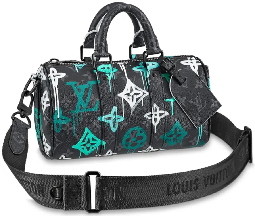 Túi Louis Vuitton Keepall Bandoulière 25 Bag 'Graffiti Green' M21399 Túi Louis Vuitton Keepall Bandoulière 25 Bag 'Graffiti Green' M21399
