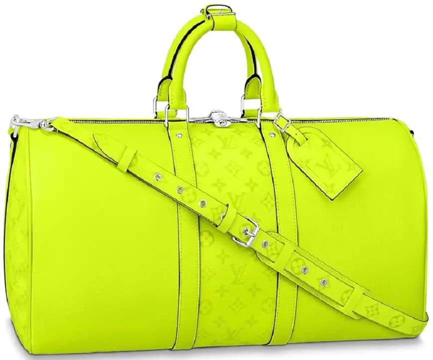 Túi Louis Vuitton Keepall Bandoulière 50 Bag 'Neon Yellow' M30941 Túi Louis Vuitton Keepall Bandoulière 50 Bag 'Neon Yellow' M30941